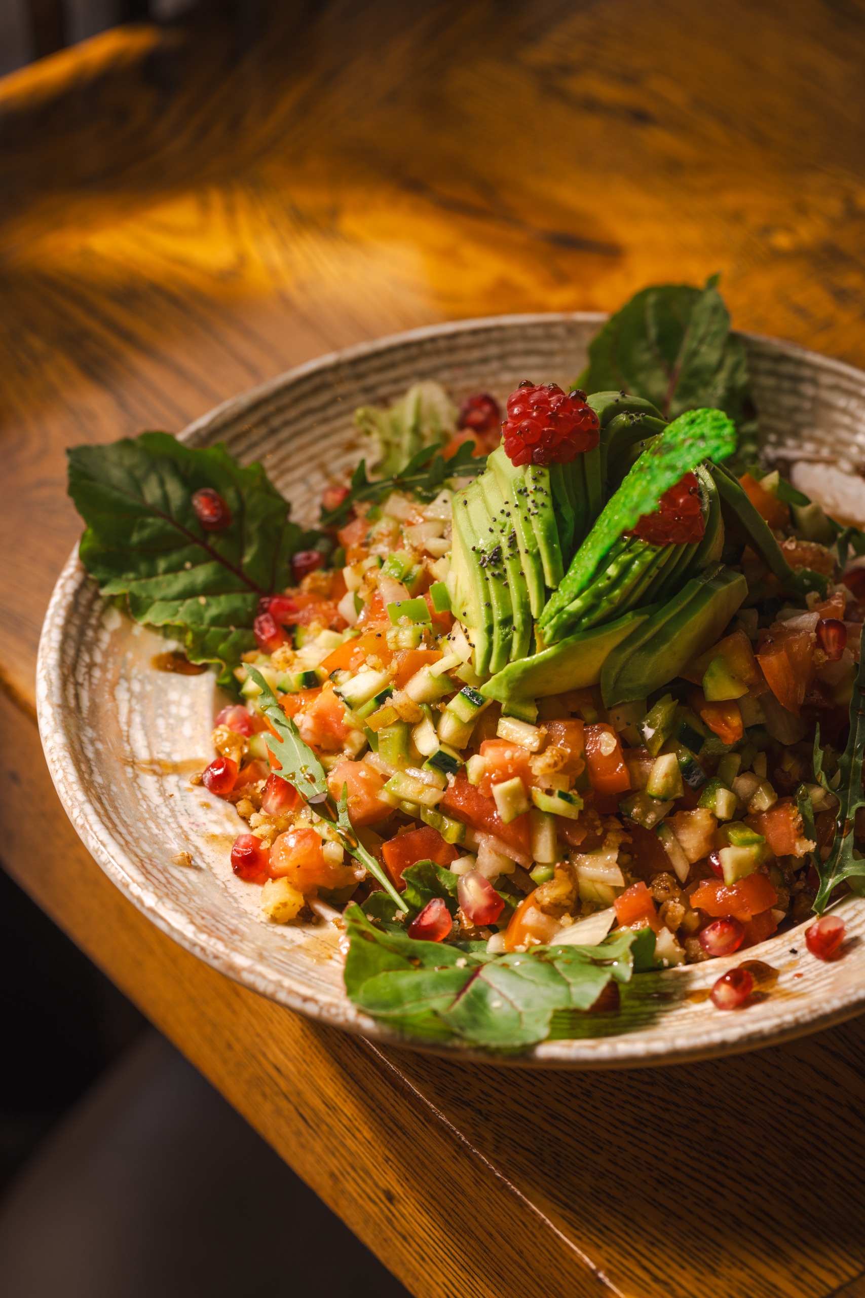 Salade fraîche du jardin